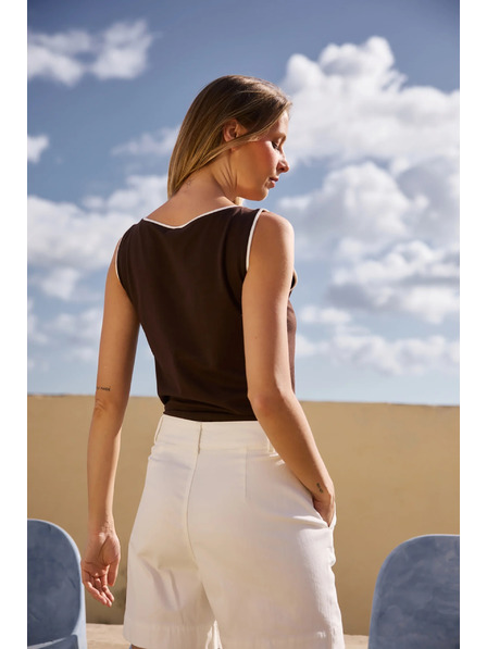 Moodo Braunes Top Moodo