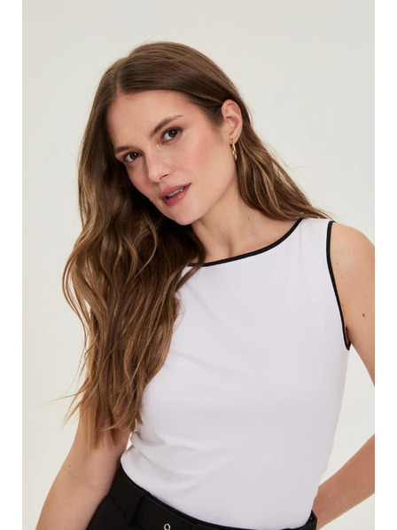Moodo Weißes Top Moodo