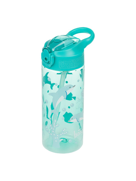 BAAGL  BAAGL Tritan-Trinkflasche mit Strohhalm Delfin 500 ml