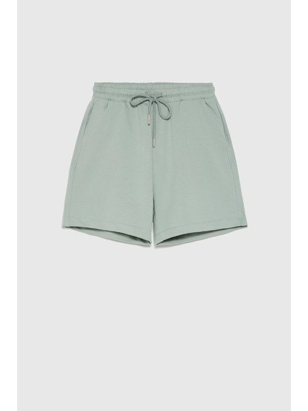 Moodo Baumwoll-Shorts olivgrün Moodo