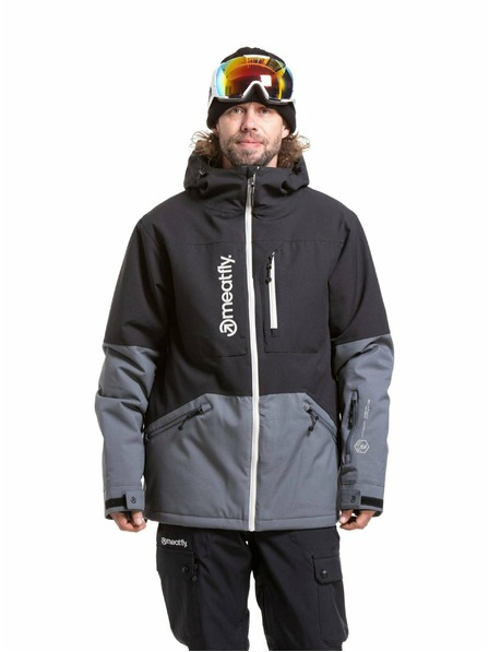 Meatfly Meatfly Herren SNB & SKI Jacke Helios Dark Grey / Black