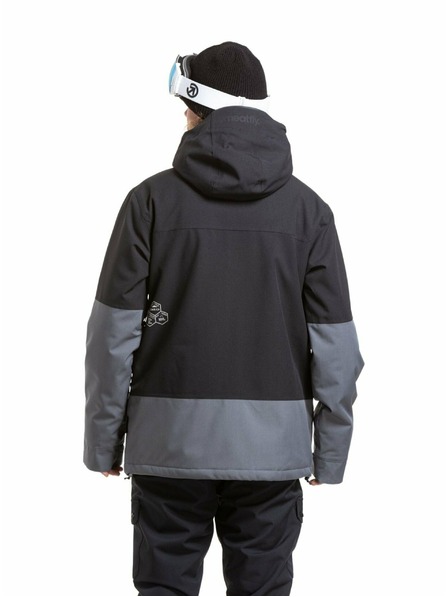 Meatfly Meatfly Herren SNB & SKI Jacke Helios Dark Grey / Black