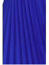 numoco Kurzärmeliges Kleid mit Falten - blau Numoco LILA
