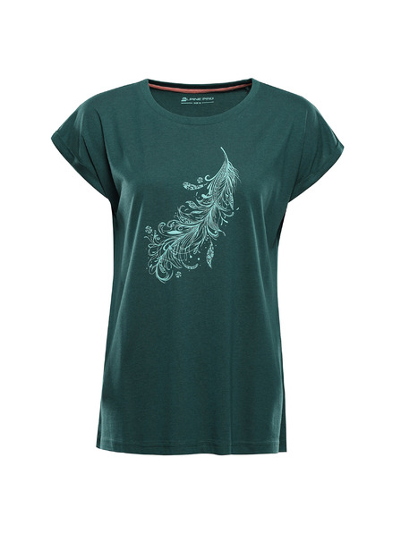 ALPINE PRO Damen-T-Shirt aus knitterfreiem Material ALPINE PRO OMBA 2 jasper variante pc