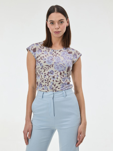 Orsay Helllila Damen-T-Shirt mit kurzen Ärmeln ORSAY