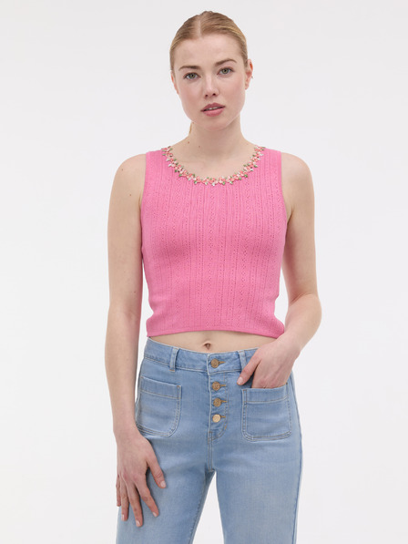 Orsay Rosa Damentop mit Applikation ORSAY