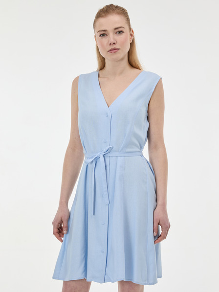 Orsay Hellblaues Damenkleid ohne Ärmel ORSAY