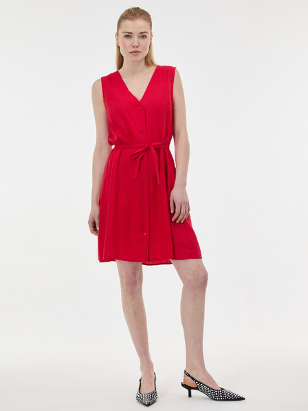 Orsay Rotes Damenkleid ohne Ärmel ORSAY