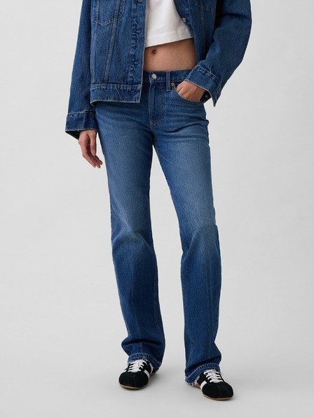 GAP Mid Rise Relaxed Straight Jeans GAP