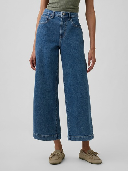 GAP High Rise wide-leg cropped Jeans GAP