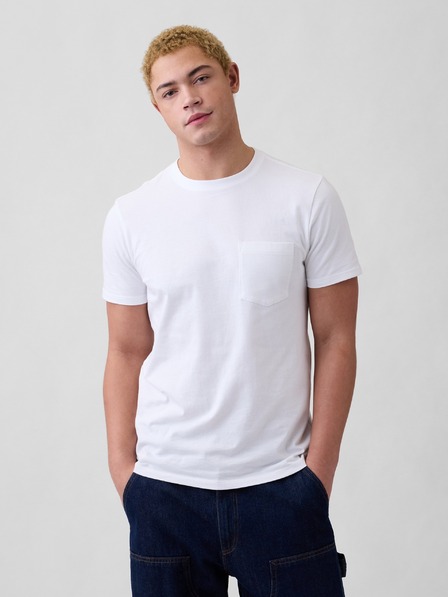 GAP T-Shirt mit Brusttasche Everyday Soft GAP