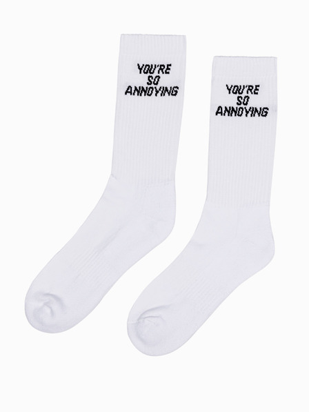 Ombre Clothing Herrensocken - weiß U152 Ombre Clothing