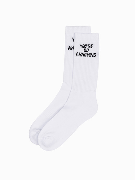 Ombre Clothing Herrensocken - weiß U152 Ombre Clothing