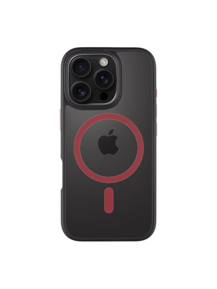 Tactical Tactical MagForce Hyperstealth 2.0 Hülle für Apple iPhone 16 Pro Black/Red