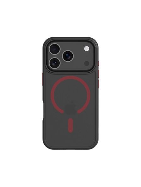 Tactical Tactical MagForce Hyperstealth 2.0 Hülle für Apple iPhone 17 Pro Schwarz/Rot