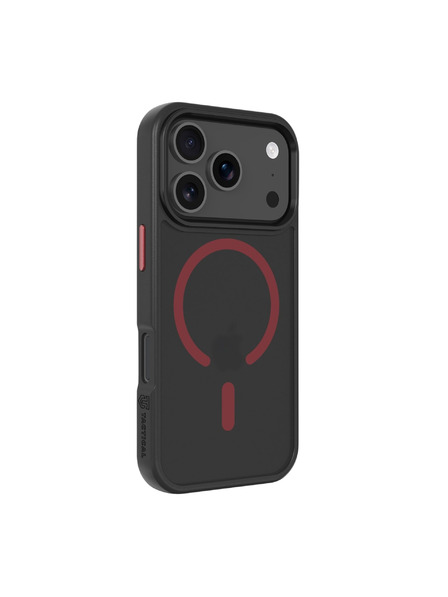 Tactical Tactical MagForce Hyperstealth 2.0 Hülle für Apple iPhone 17 Pro Schwarz/Rot