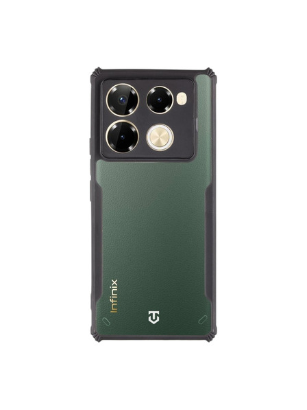 Tactical Tactical Quantum Stealth Hülle für Infinix Note 40 Pro 4G Transparent/Schwarz