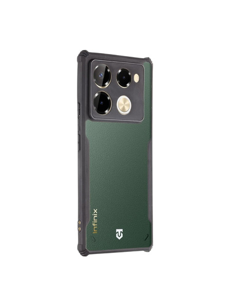 Tactical Tactical Quantum Stealth Hülle für Infinix Note 40 Pro 4G Transparent/Schwarz