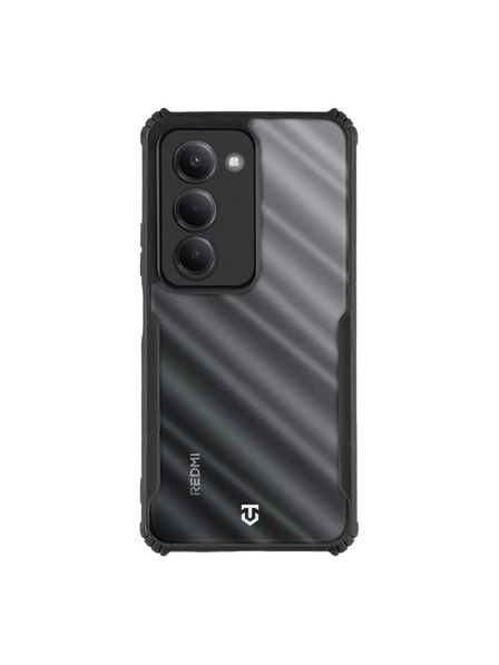 Tactical Tactical Quantum Stealth Hülle für Xiaomi Redmi 15 Klar/Schwarz