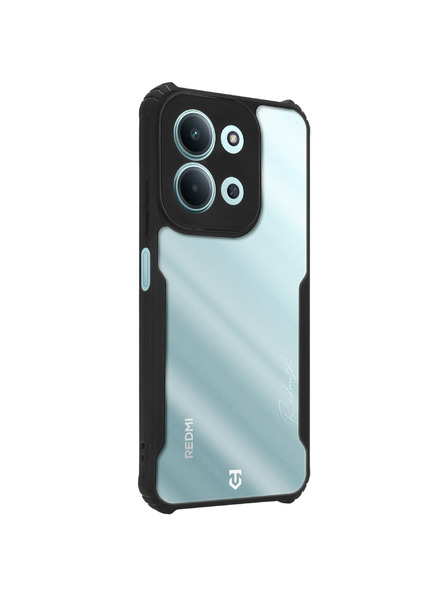 Tactical Tactical Quantum Stealth Hülle für Xiaomi Redmi 15C 4G/5G Klar/Schwarz