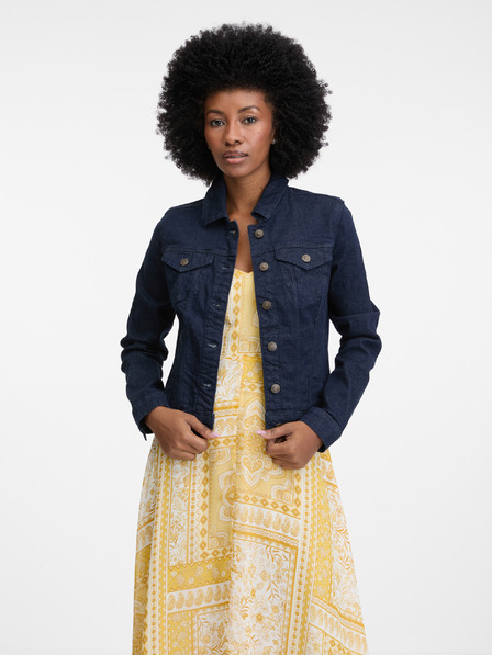 Orsay Dunkelblaue Damen-Jeansjacke ORSAY