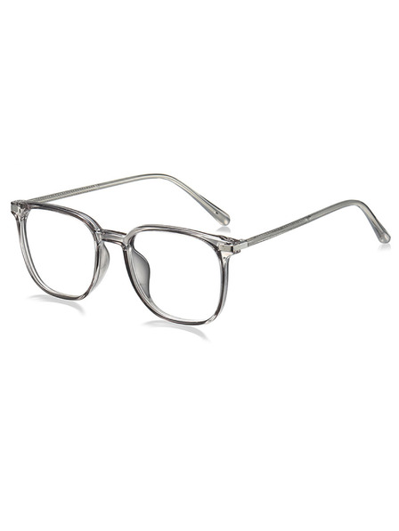 VEYREY VeyRey Nerd-Sonnenbrille Extrabeet grauer Rahmen klare Gläser