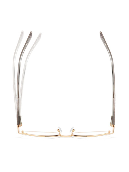 VEYREY VeyRey Katzenauge-Sonnenbrille Ugru Leopardenmuster-Rahmen klare Gläser