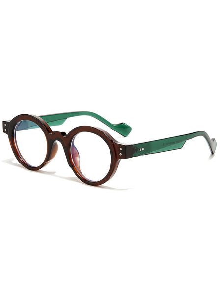 VEYREY VeyRey Katzenauge-Sonnenbrille Aumi grüner Rahmen klare Gläser