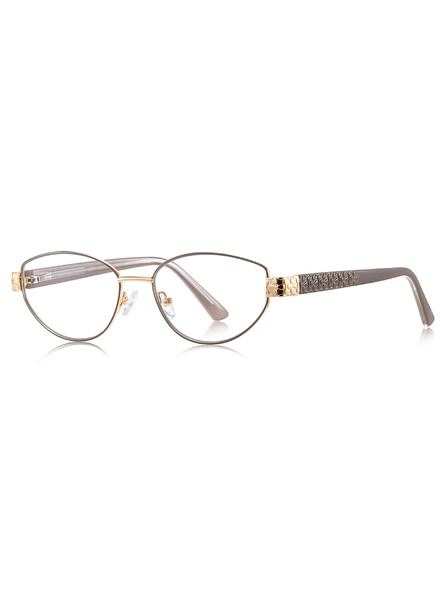 VEYREY VeyRey Katzenauge-Sonnenbrille Quincurs goldener Rahmen klare Gläser