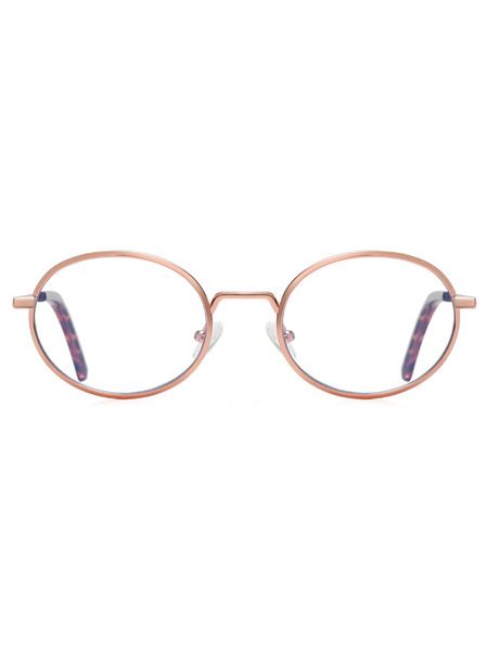 VEYREY VeyRey Leinen-Sonnenbrillen Bhubter goldener Rahmen klare Gläser