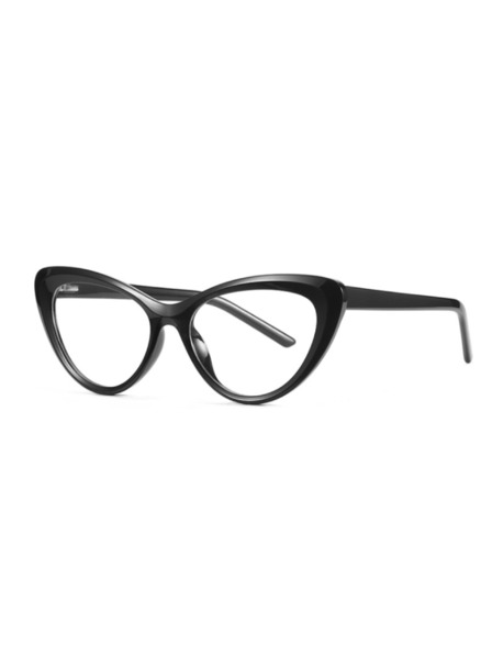 VEYREY VeyRey Damen Cat-Eye Damen Blaulicht-Brille gegen transparenter Rahmen klare Gläser