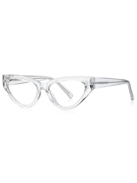 VEYREY VeyRey Damen Cat-Eye Damen Blaulicht-Brille Sprimack transparenter Rahmen klare Gläser