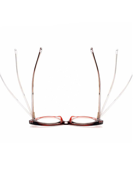 VEYREY VeyRey Damen Cat-Eye Damen Blaulicht-Brille Jarni rosa Rahmen klare Gläser