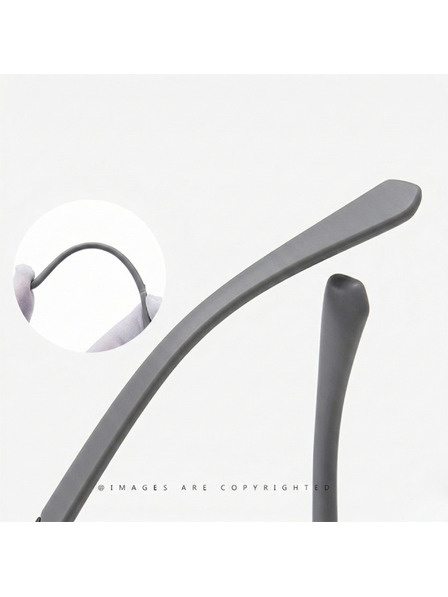 VEYREY VeyRey eckige Sonnenbrille Quinite schwarzer Rahmen rote Gläser