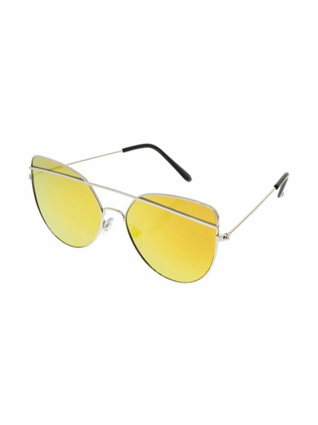 OEM OEM Damen Piloten-Sonnenbrille Giant grauer Rahmen dunkelblau Gläser