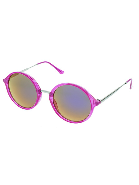 OEM OEM Damen Schmetterlingssonnenbrille Pond rosa Rahmen braun/grüne Gläser
