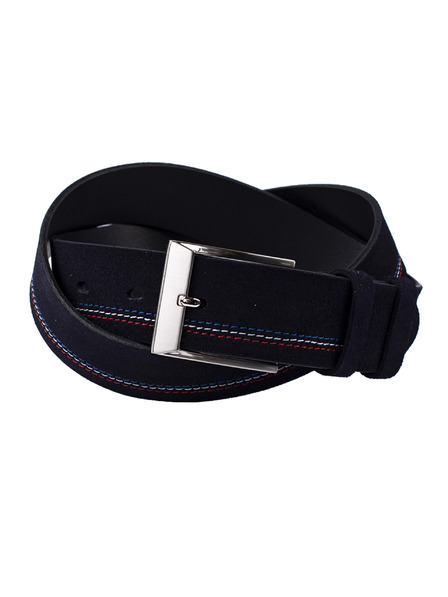 Zapana Zapana Herrengürtel mit klassischer Schnalle Portion Navy 115 cm