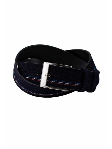 Zapana Zapana Herrengürtel mit klassischer Schnalle Portion Navy 115 cm