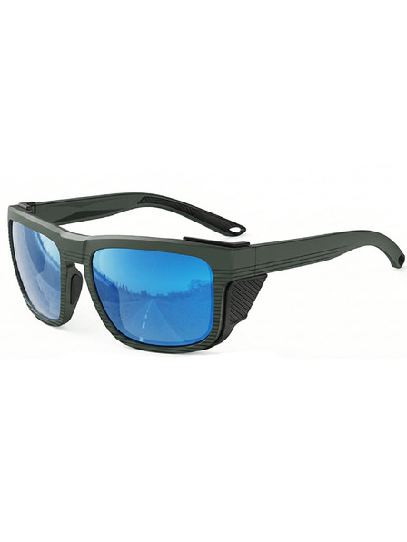 VEYREY VeyRey Sport-Polarisationssonnenbrillen Unow schwarze Fassung blaue Gläser