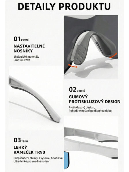 VEYREY VeyRey Sport-Sonnenbrillen Ocli gelbe Fassung rote Gläser