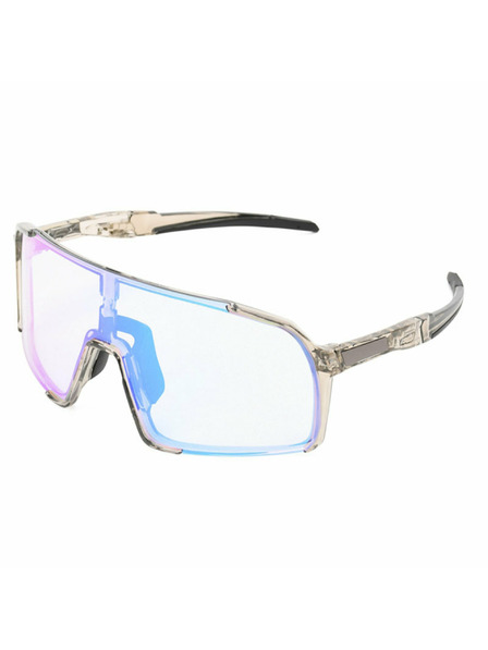VEYREY VeyRey Kinder-Sport-Sonnenbrille photochrom Ogharod transparente Fassung blaue Gläser
