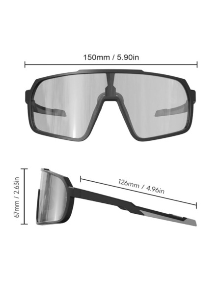 VEYREY VeyRey Sportsonnenbrille photochrom Jist rosa Rahmen rosa Gläser