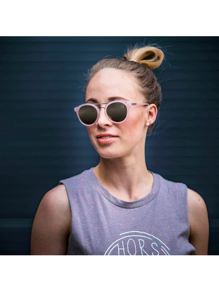 Horsefeathers Nomad Sonnenbrille - gloss rose/mirror champagne