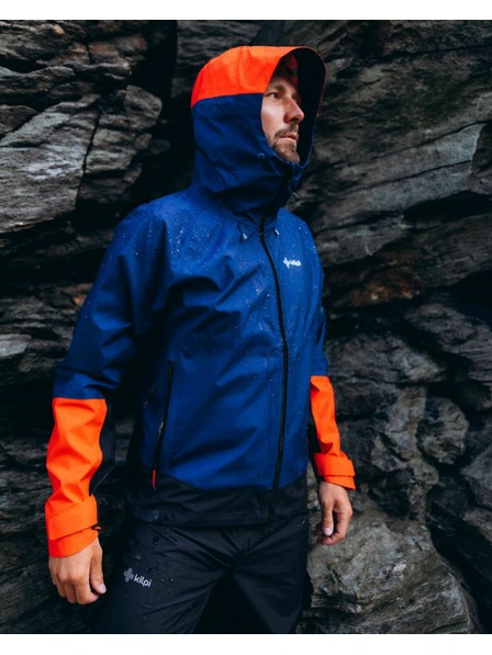 Kilpi Herren-Hardshell-Regenjacke Kilpi MAMBA-M Dunkelblau
