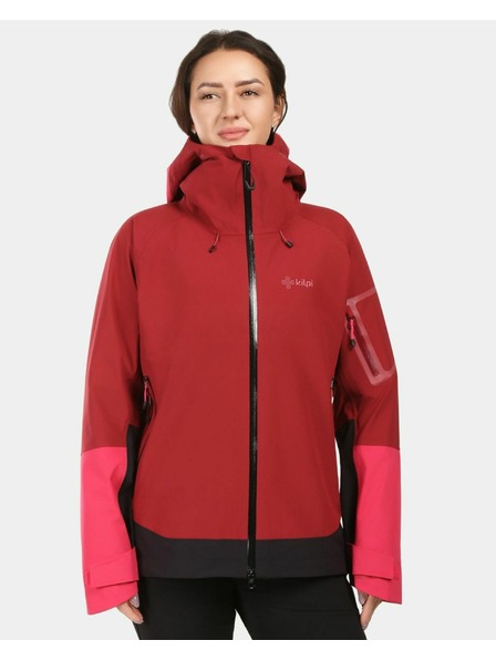 Kilpi Wasserdichte Hardshell-Jacke für Damen Kilpi MAMBA-W Dunkelrot