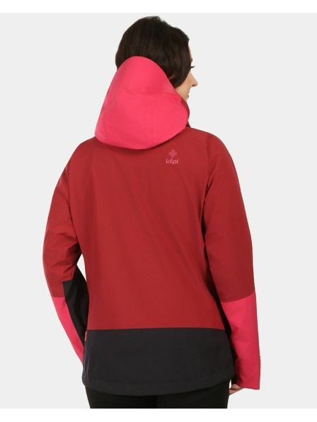 Kilpi Wasserdichte Hardshell-Jacke für Damen Kilpi MAMBA-W Dunkelrot