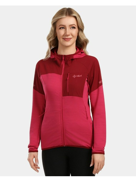 Kilpi Damen-Funktions-Kapuzenpullover Kilpi MEMPHIS-W Rosa