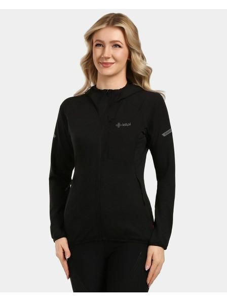 Kilpi Damen-Funktions-Kapuzenpullover Kilpi MEMPHIS-W Schwarz