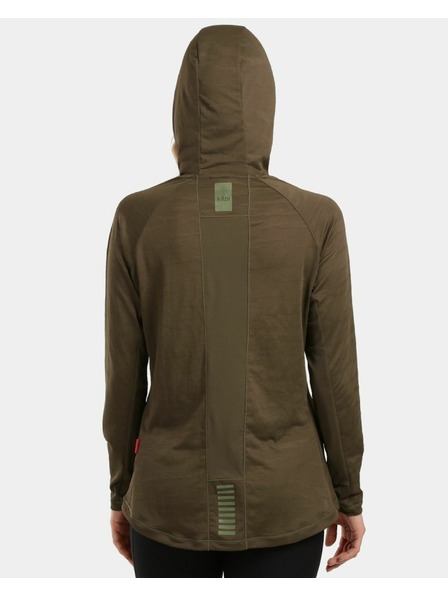Kilpi Damen-Fitness-Fleecejacke Kilpi AILEEN-W Khaki