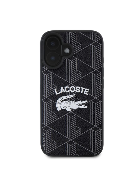 Lacoste Lacoste Blend Monogram MagSafe Rückenabdeckung für iPhone 16 Black